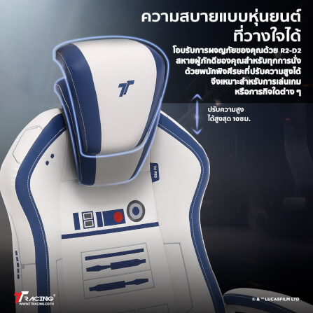 เก้าอี้เกมมิ่ง Duo V4 Pro หนัง PU R2-D2 Edition_1